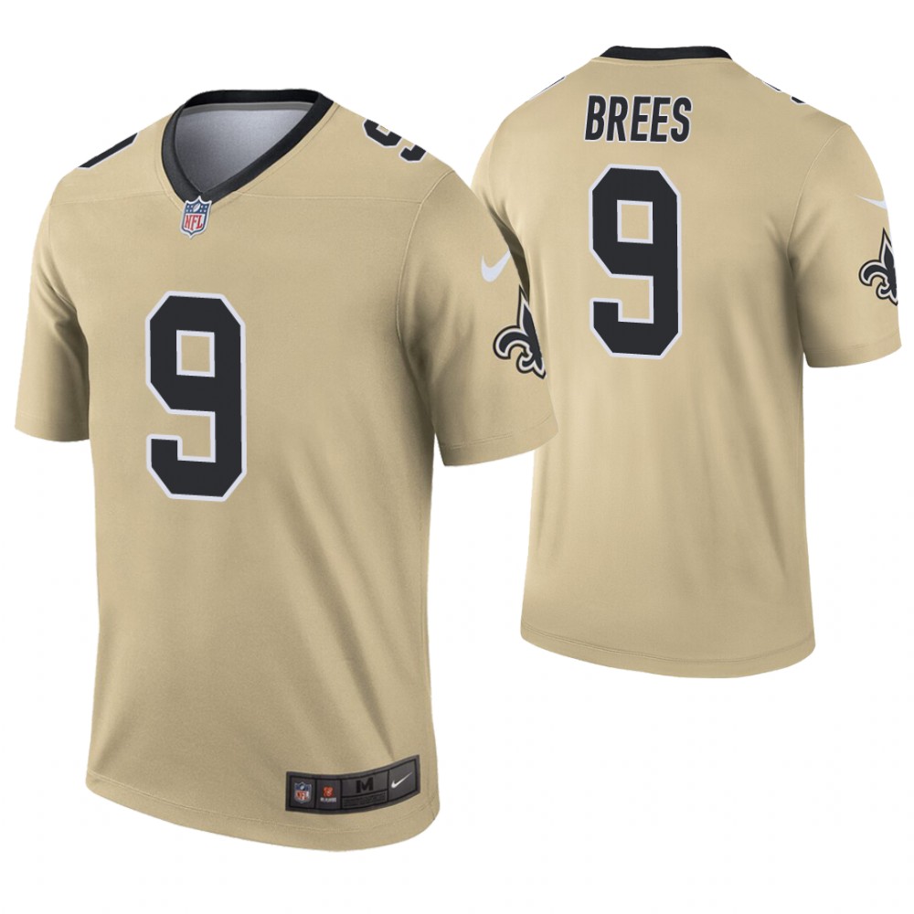 Men New Nike New Orleans Saints #9 Bress yellow Limited Jersey->los angeles dodgers->MLB Jersey